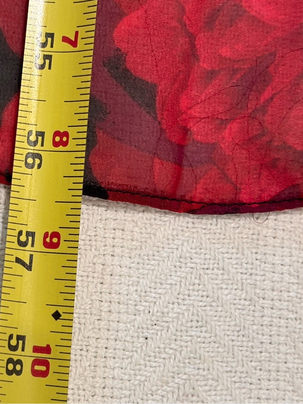 🩵🌷Donna Ricco Black Dress with Red and Pink Floral Print - Picture 7 of 10